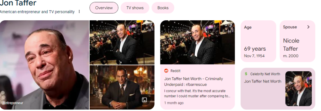 Jon Taffer Biography